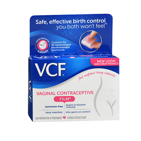 Vcf, Dissolving Vaginal Contraceptive Film, 9 each