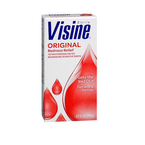 J & J Sales Logistics Co, Visine Original Redness Reliever Eye Drops, 0.5 oz