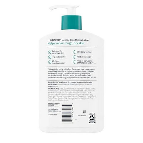 Lubriderm, Intense Skin Repair Body Lotion, 16 oz