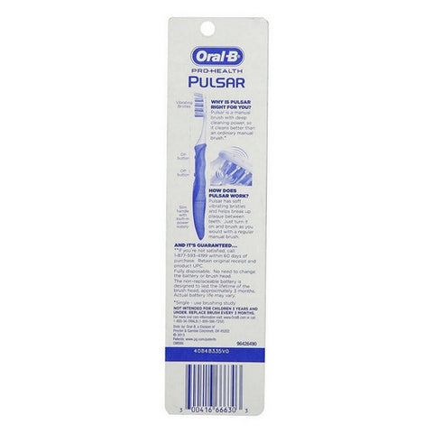 Oral-B, Pulsar Toothbrush Expert Clean, 1 Each