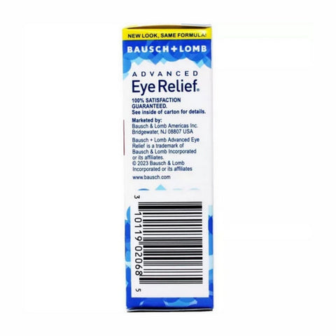 Bausch + Lomb, Bausch And Lomb Advanced Eye Relief Redness Reliever Lubricant Drops, 0.5 oz