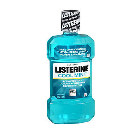 Listerine, Cool Mint Antiseptic Mouthwash, 16.9 Oz