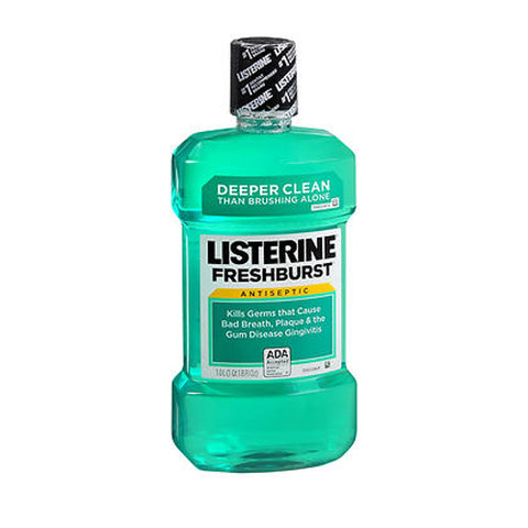 Listerine, Fresh Burst Antiseptic Mouthwash, 33.8 Oz