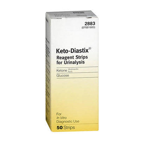 Keto-Diastix, Reagent Strips for Urinalysis, 50 each