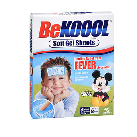 Be Koool, Soft Gel Sheets For Kids, 4 each