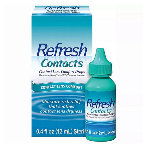 Refresh, Contact Lens Comfort Moisture Drops, 12 ml