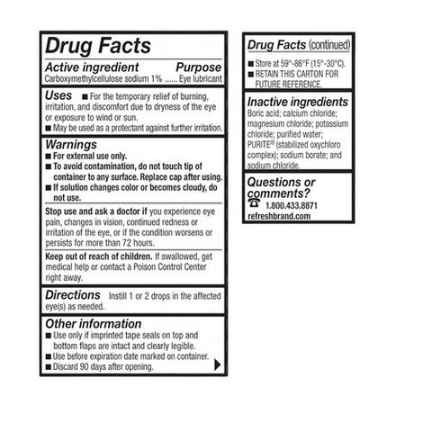 Refresh, Liquigel Lubricant Eye Drops, 15 ml